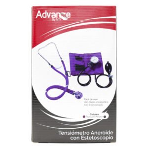 Advance Kit Tensiómetro Aneroide con Estetoscopio