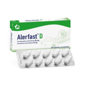 Alerfast D Fexofenadina 60 mg + Fenilefrina 25 mg