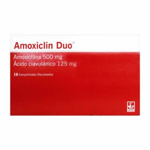 Amoxiclin Duo 500 mg / 125 mg 16 tabletas recubiertas