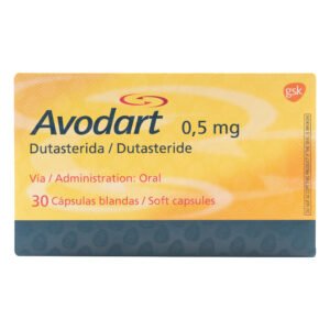 Avodart 0.5 mg x 30 cápsulas blandas