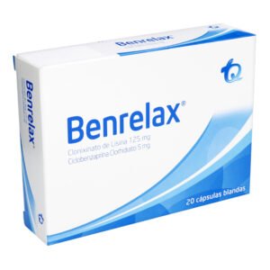 Benrelax 125 mg + 5 mg 20 Cápsulas