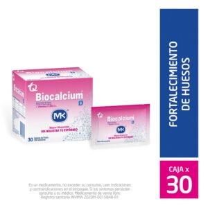 Biocalcium D Polvo Efervescente 500 mg MK