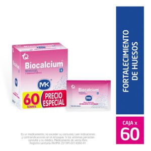 Biocalcium D Polvo 500 mg 60 Sobres MK