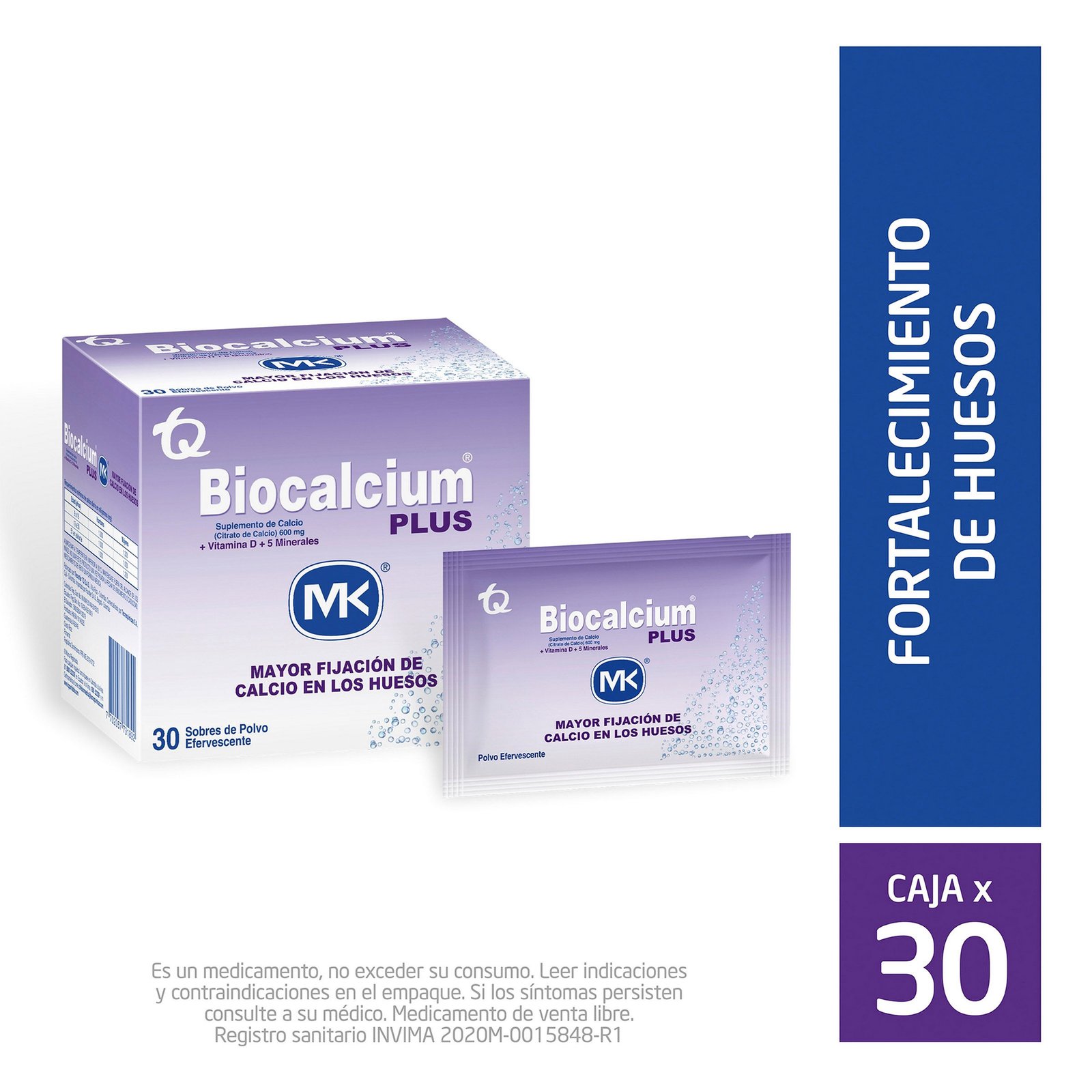 Biocalcium Plus Polvo Efervescente MK