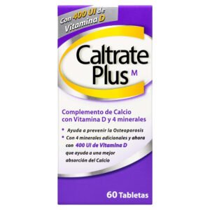 Caltrate Plus M 400 UI 60 tabletas