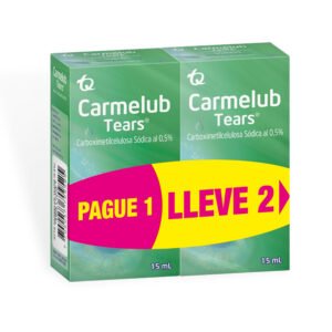 Carmelub Tears solución oftálmica 0.5% 15 mL (Pague 1 Lleve 2)