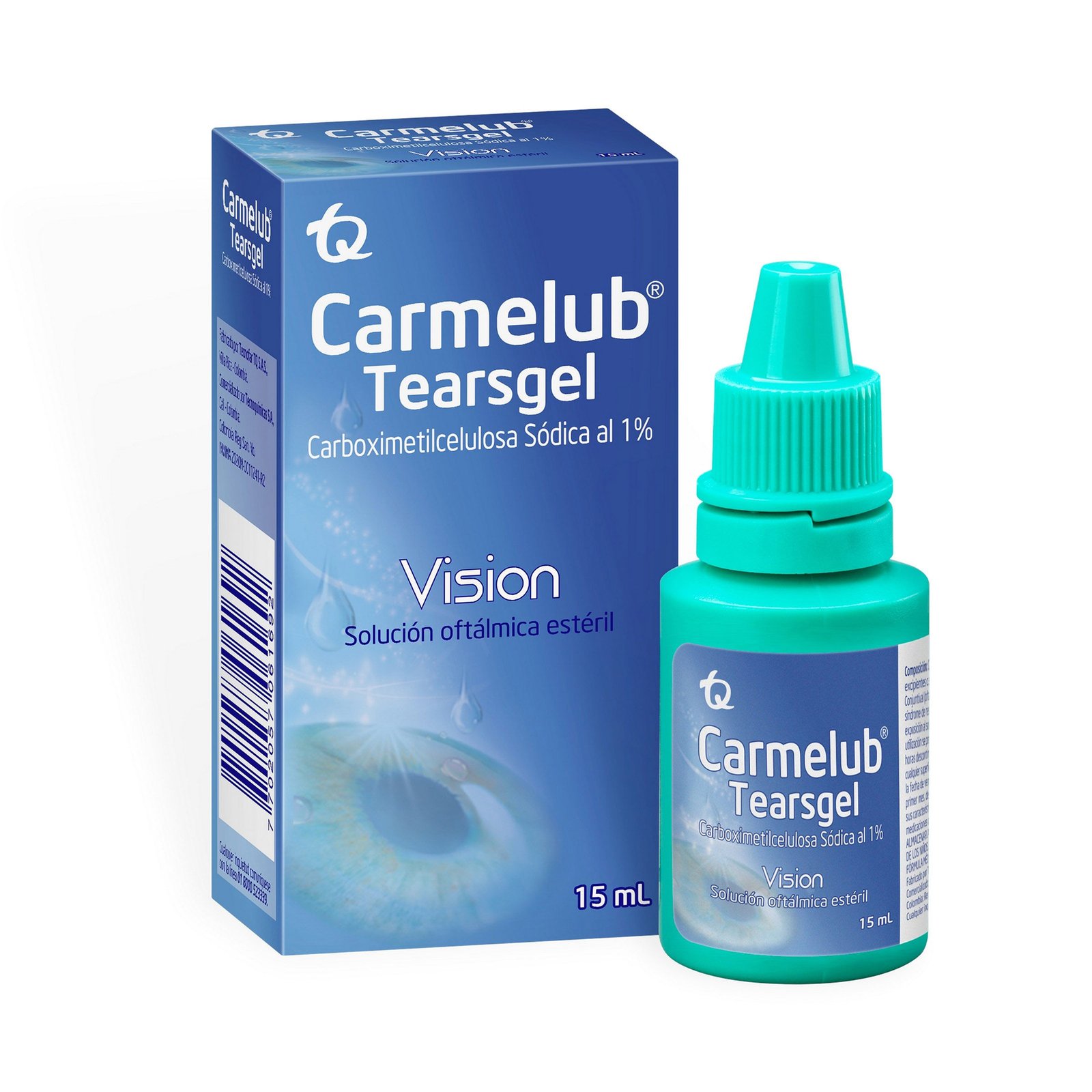 Carmelub Tearsgel solución oftálmica 1% frasco 15 mL