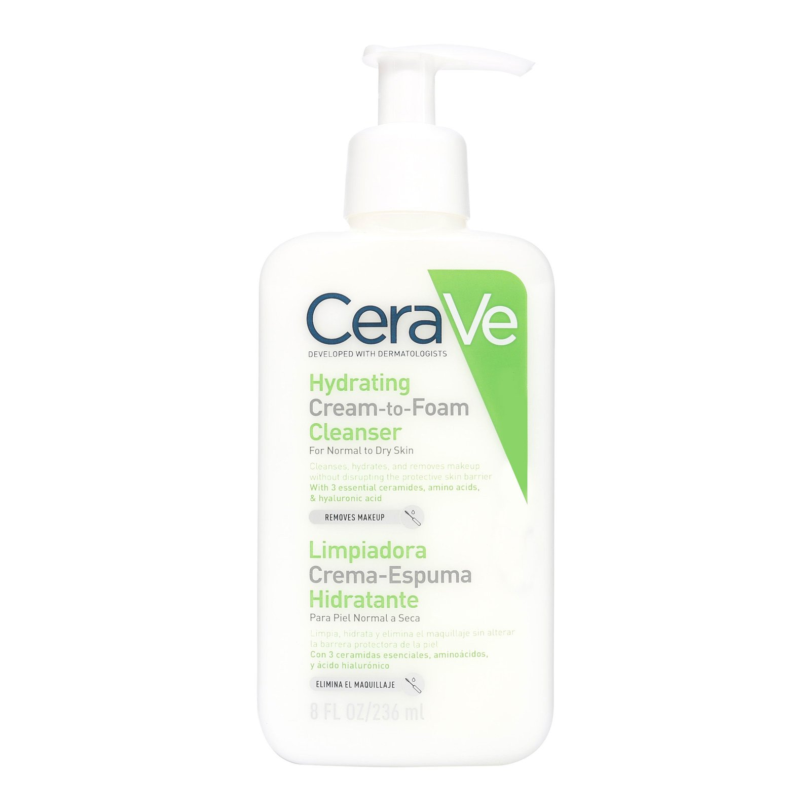 CeraVe Limpiadora Crema-Espuma Hidratante 236 mL