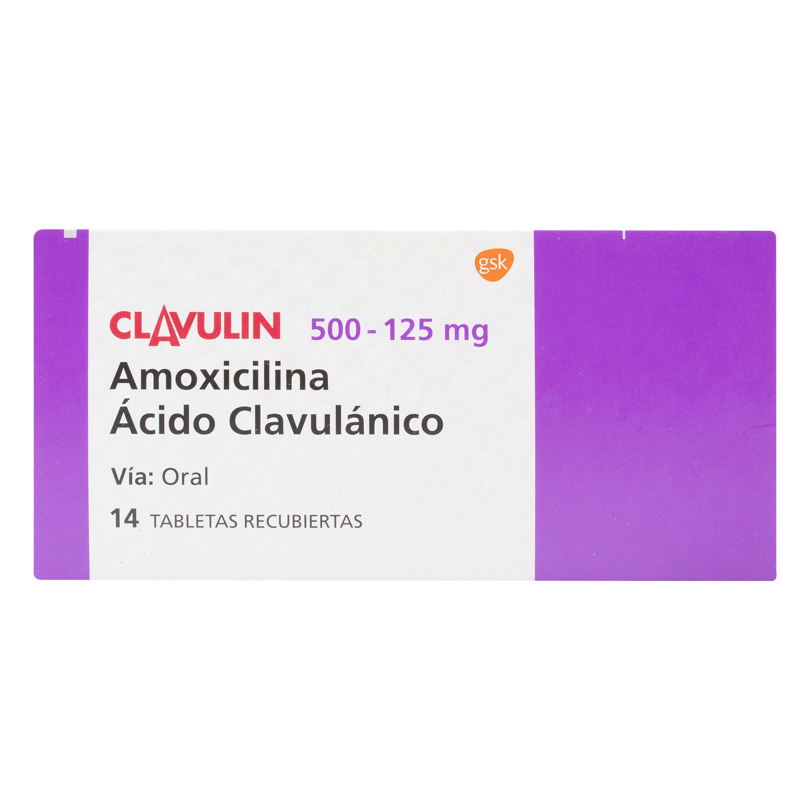 Clavulin 500 mg / 125 mg x 14 tabletas recubiertas