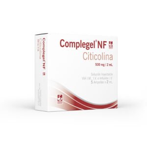 Complegel NF Citicolina 500 mg / 2 mL x 5 ampollas
