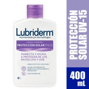 Lubriderm Loción Protección Solar UV FPS 15 400 ml