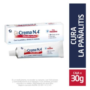 Crema N°4 Medicada con Nistatina 30 g