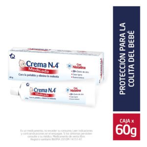 Crema N°4 Medicada con Nistatina 60 g