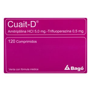 Cuait-D Amitriptilina 5 mg / Trifluoperazina 0,5 mg 120 Comprimidos
