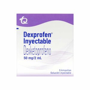 Dexprofen 50 mg/2 mL Inyectable Caja x 3 Ampollas