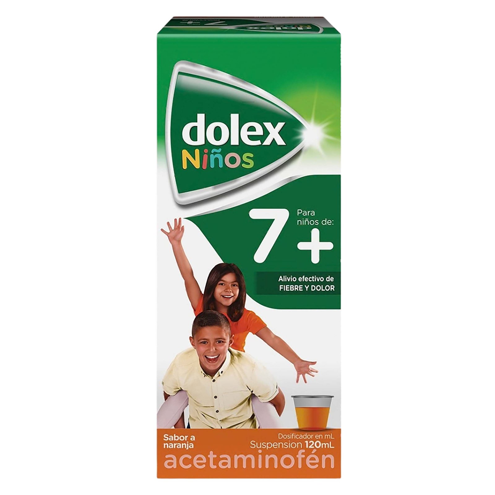 Dolex Niños Jarabe 120 mL (Acetaminofén) 7+