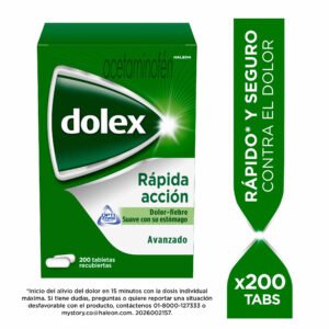 Dolex Rápida Acción Avanzado 500 mg x 200 Tabletas