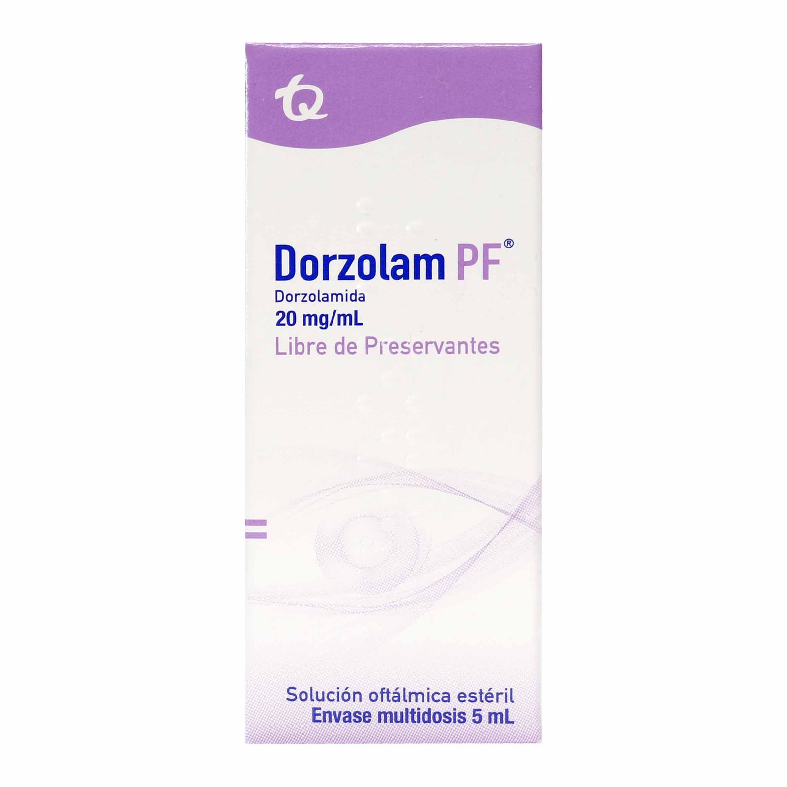 Dorzolam PF solución oftálmica 5 mL