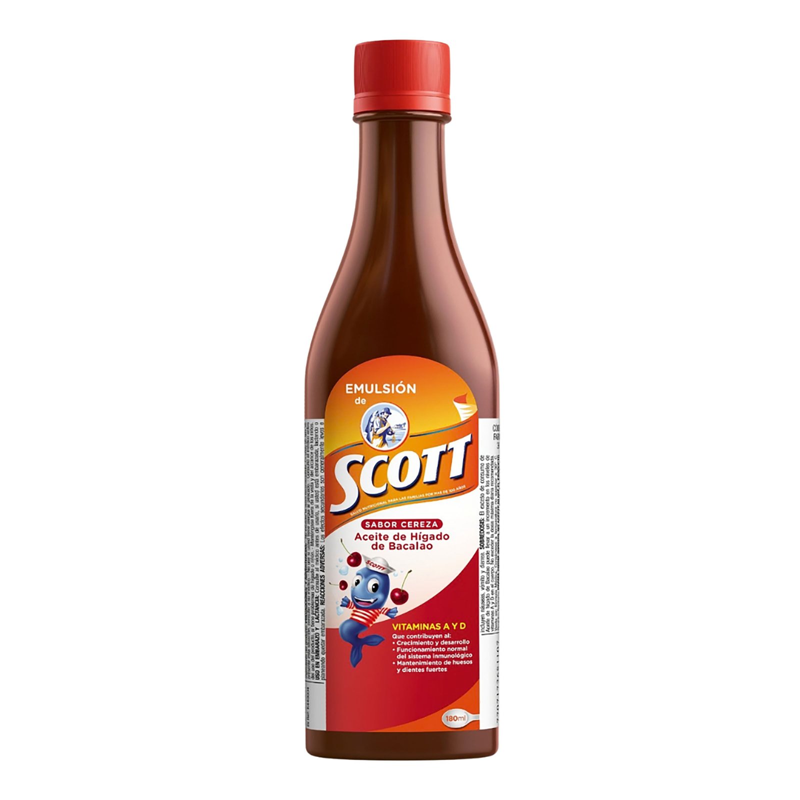 Emulsión de Scott Cereza 180 mL