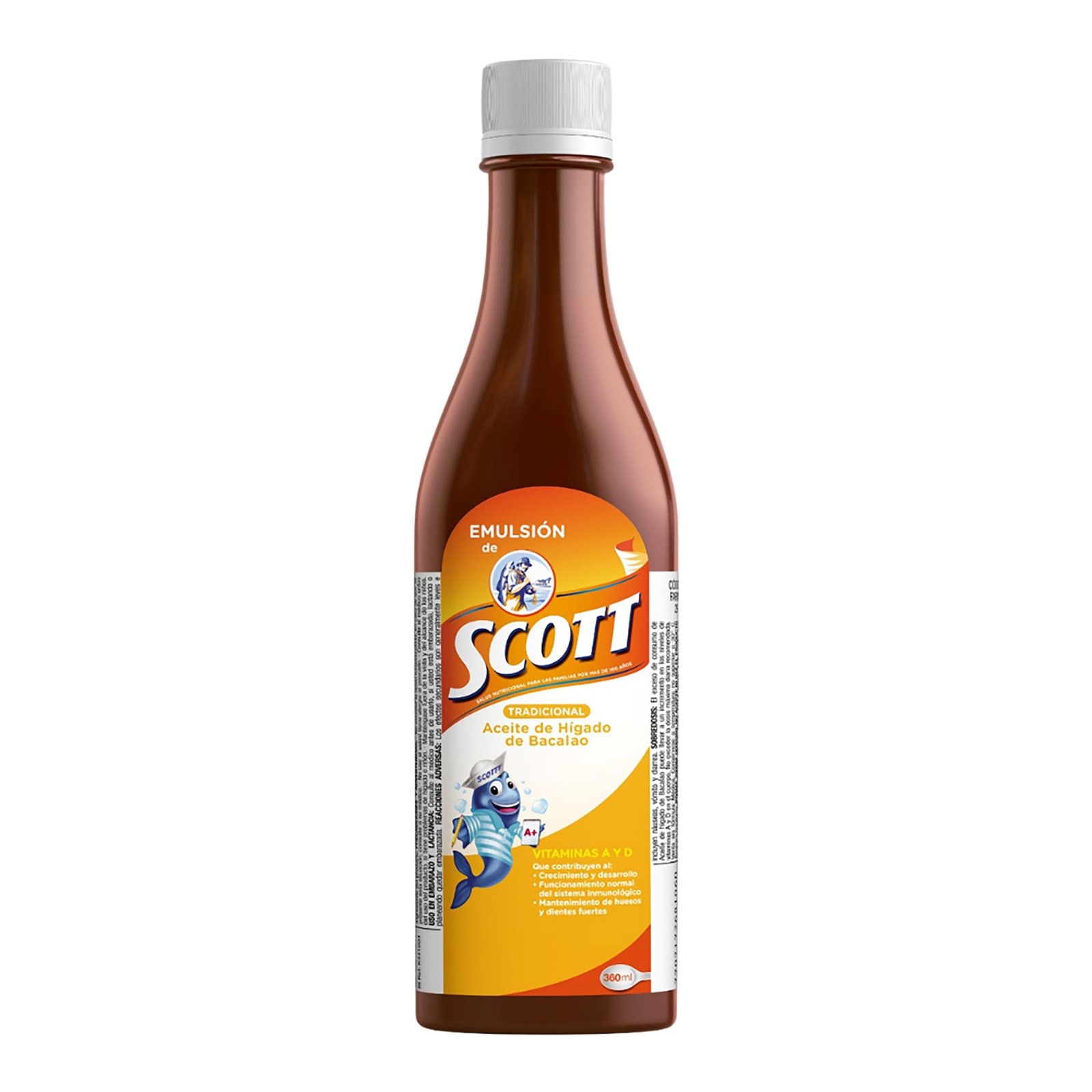 Emulsión de Scott Tradicional 360 mL