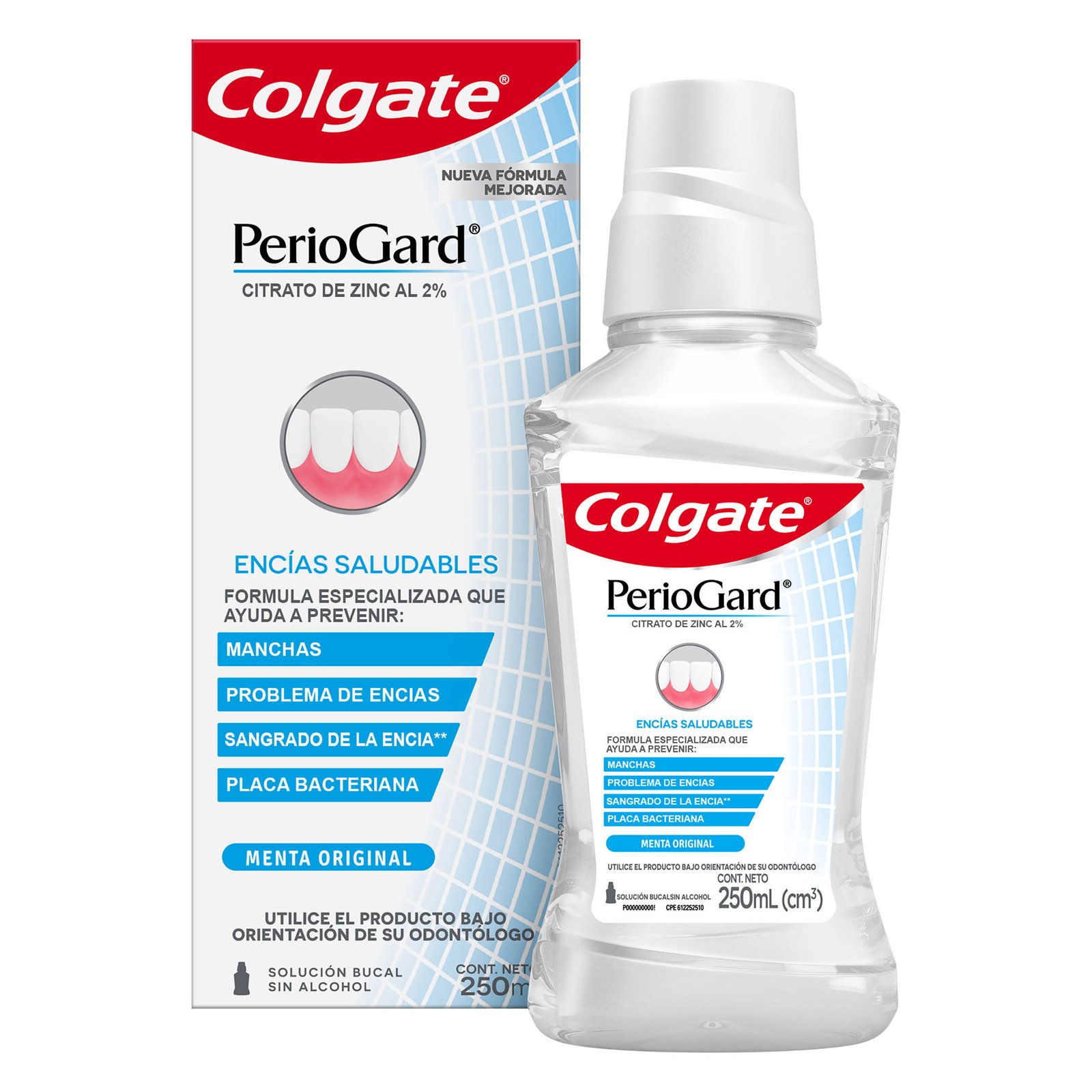 Enjuague Bucal Colgate Periogard Sin Alcohol 250 ml