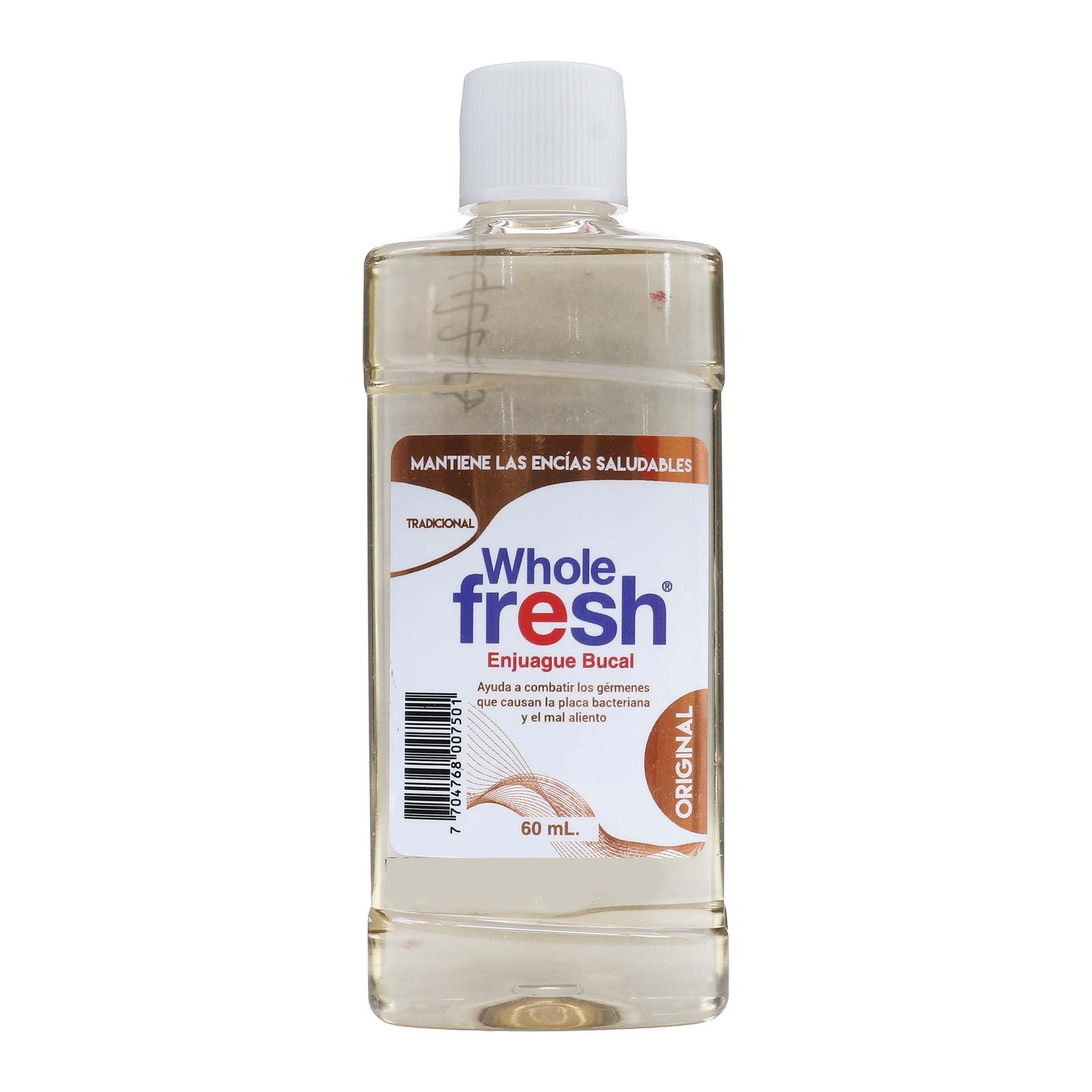 Enjuague Bucal Whole Fresh Original 60 ml