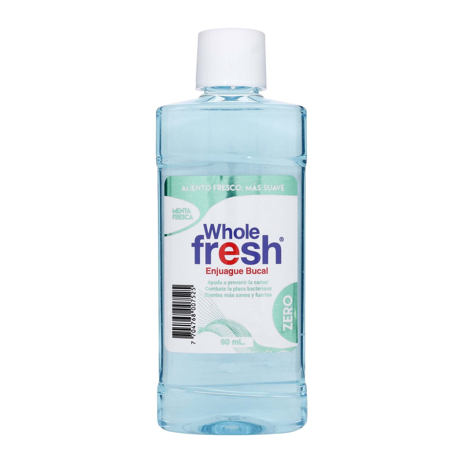 Enjuague Bucal Whole Fresh Zero Alcohol 60 ml