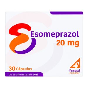 Esomeprazol 20 mg 30 Cápsulas