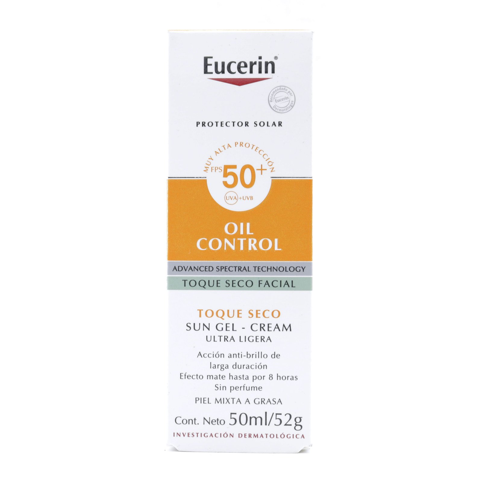 Eucerin Sun Face Oil Control SPF 50+ 50 ml