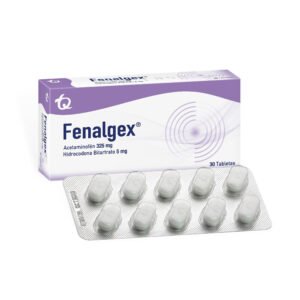 Fenalgex 325 mg / 5 mg Caja x 30 Tabletas