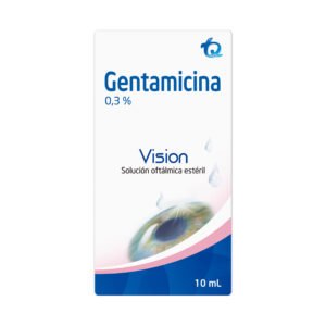 Gentamicina 0.3% solución oftálmica 10 mL MK