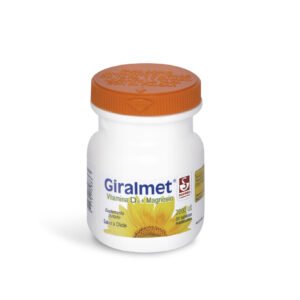 Giralmet Vitamina D3 + Magnesio 2000 UI 30 Tabletas Masticables