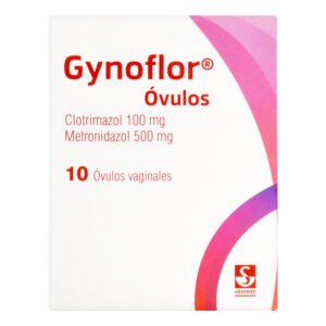Gynoflor clotrimazol 100 mg + metronidazol 500 mg 10 óvulos vaginales