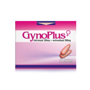GynoPlus Óvulos Vaginales Clotrimazol 100 mg + Metronidazol 500 mg Caja x 10 Óvulos
