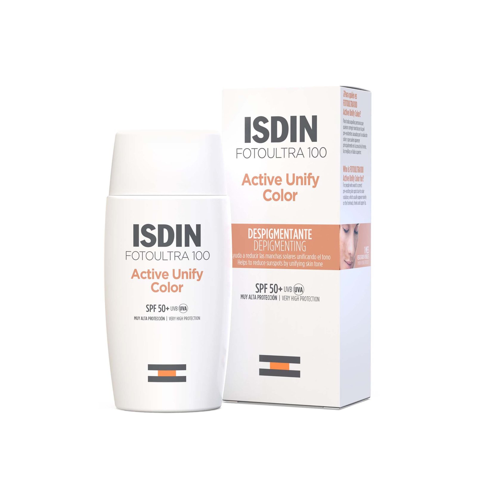 ISDIN FotoUltra 100 Active Unify Color SPF 50+ 50 ml