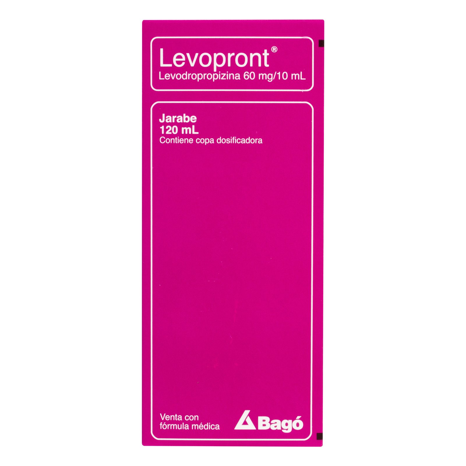 Levopront Levodropropizina 60 mg/10 mL Jarabe 120 mL