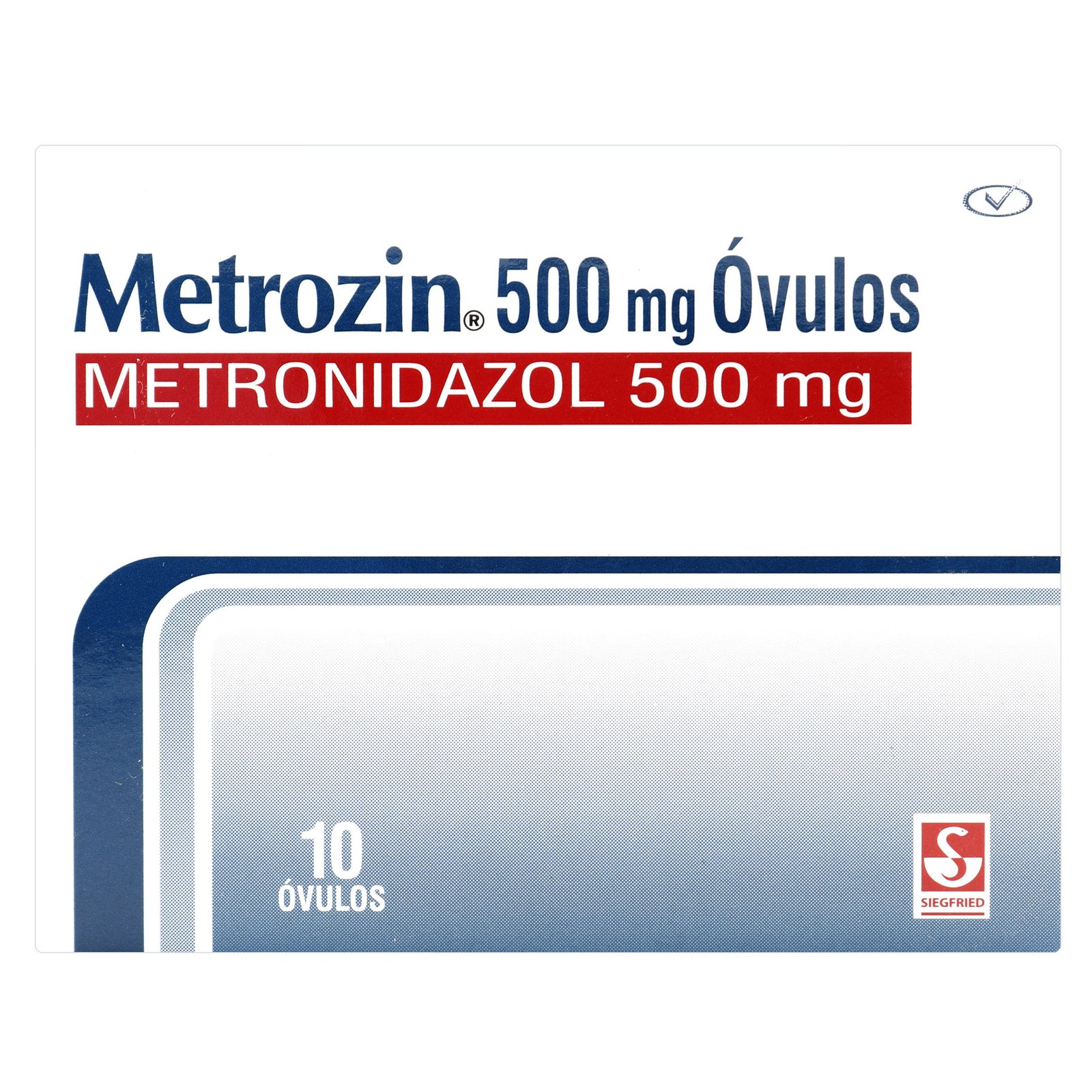 Metrozin metronidazol 500 mg 10 óvulos vaginales