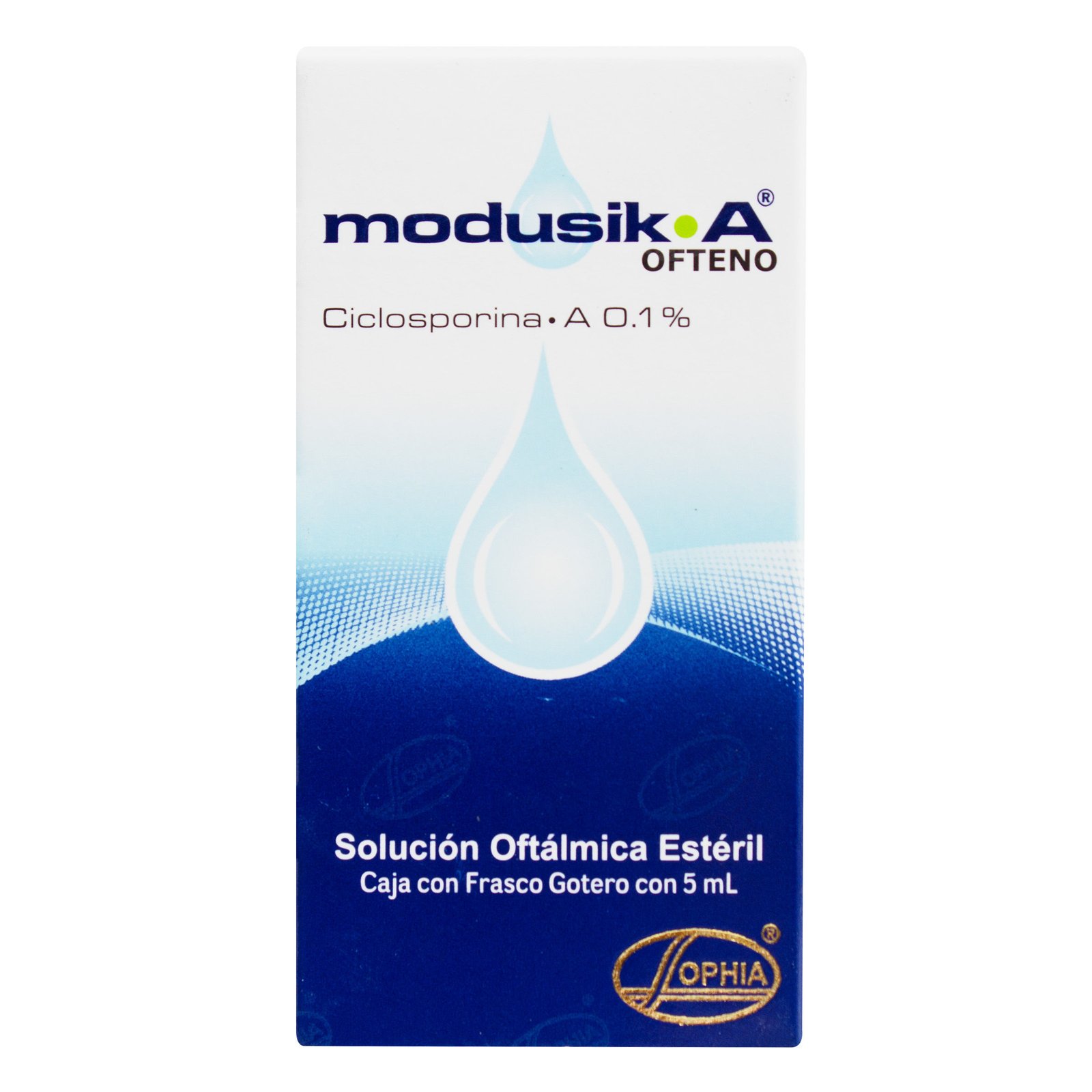 Modusik A Ofteno Ciclosporina A 0.1% Solución Oftálmica 5 mL