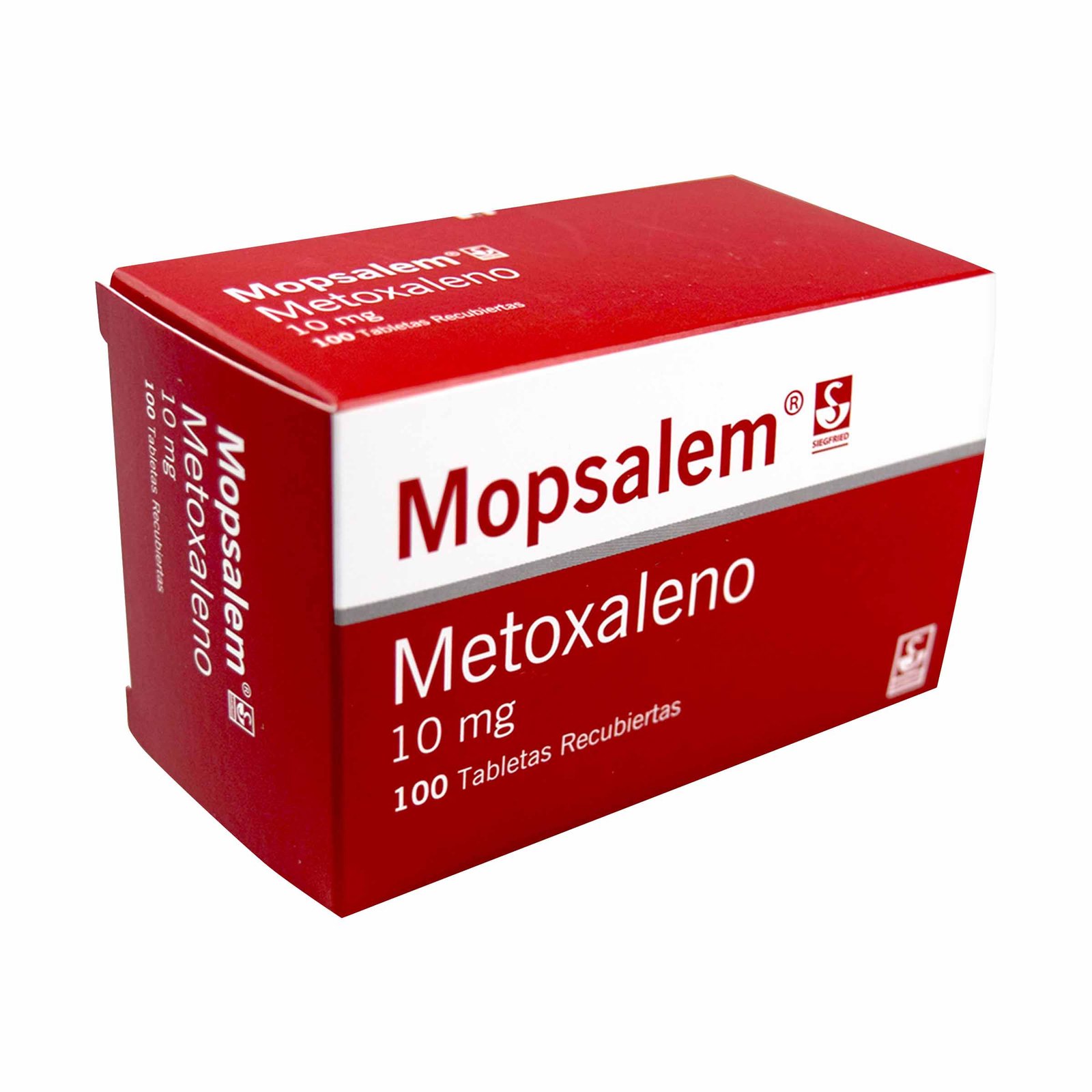 Mopsalen metoxaleno 10 mg 100 tabletas recubiertas
