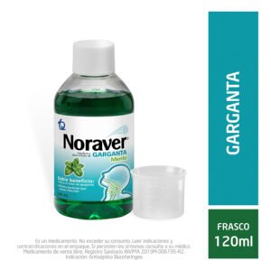 Noraver Garganta Menta Repuesto 120 mL