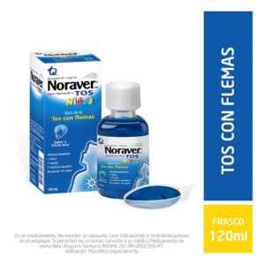 Noraver Tos Niños Jarabe Sabor Chicle 120 mL