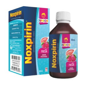 Noxpirin Junior F jarabe pediátrico sabor fresa 60 ml