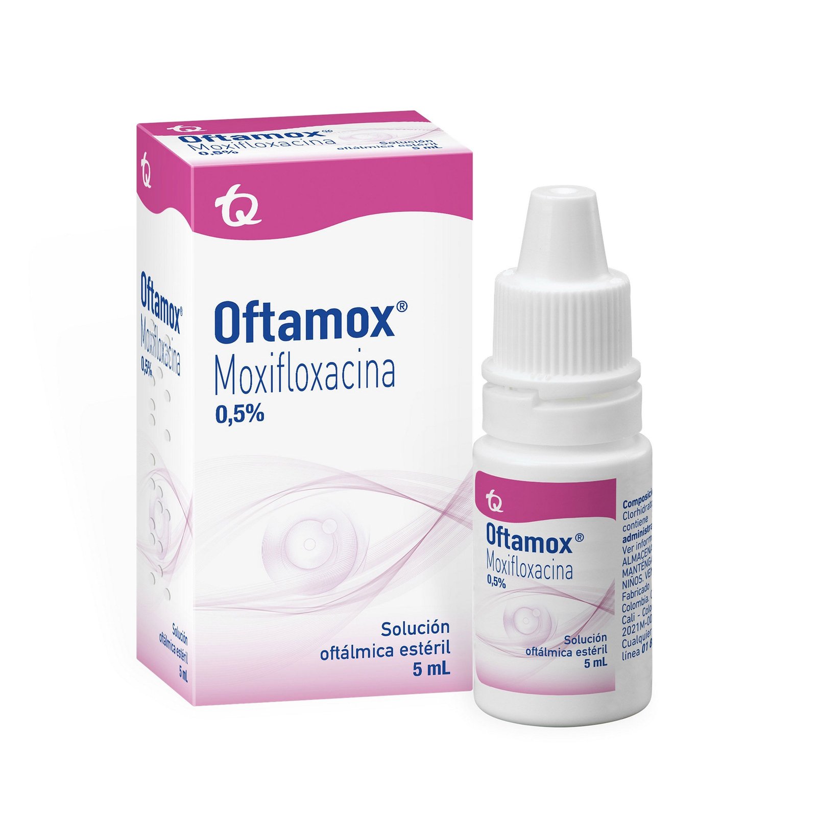 Oftamox 0.5 % solución oftálmica 5 ml