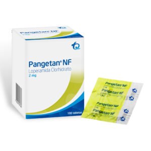 Pangetan NF Loperamida Clorhidrato 2 mg 100 Tabletas
