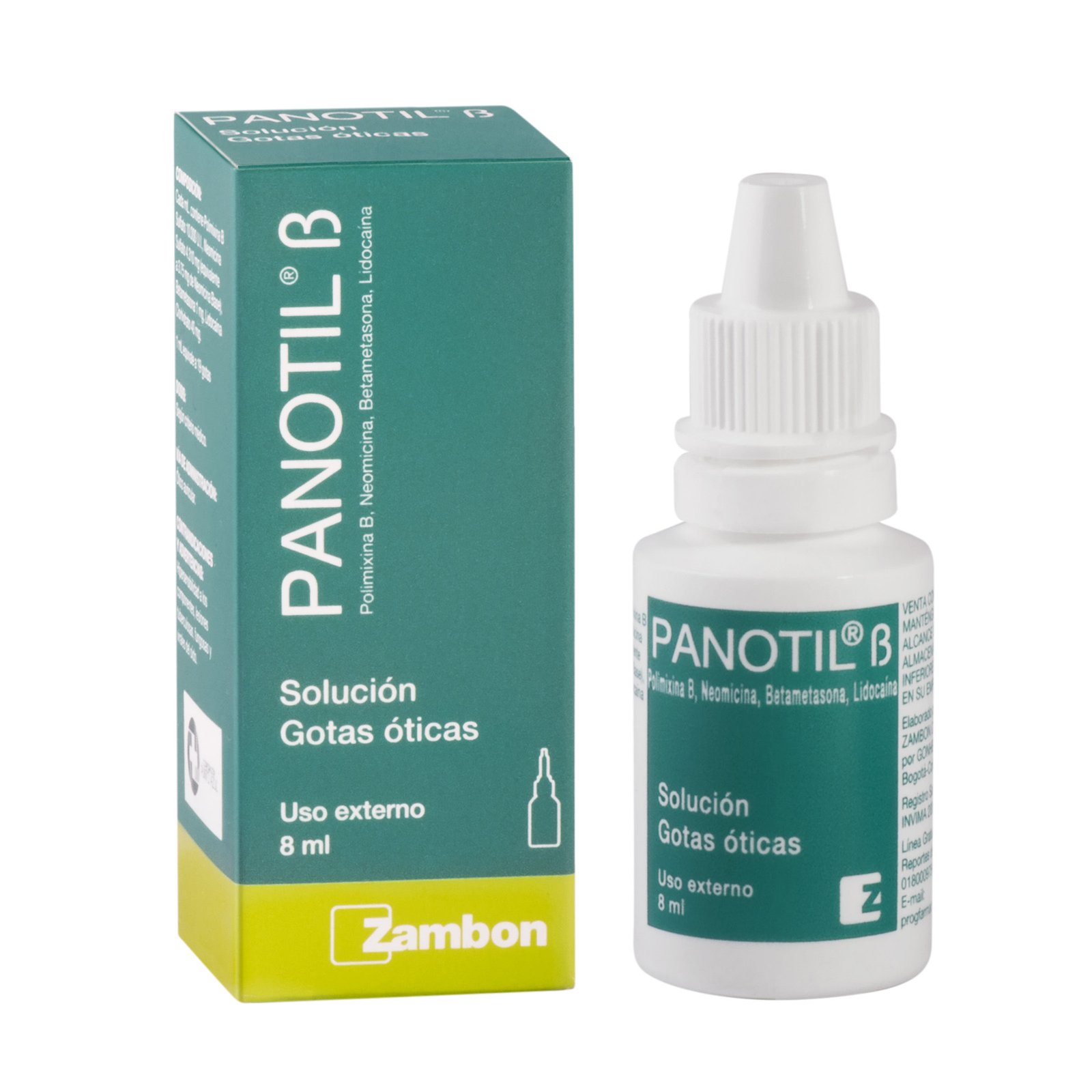 Panotil B Beta Gotas Óticas 8 mL