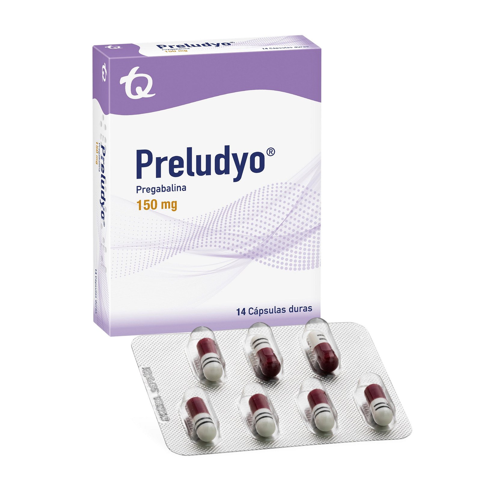 Preludyo Pregabalina 150 mg 14 Cápsulas