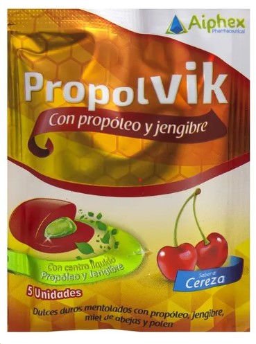 PropolVik Sobres Sabor Cereza x 5 Unidades