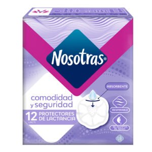 Protectores de Lactancia Nosotras Respirables Gel x 12 Unidades