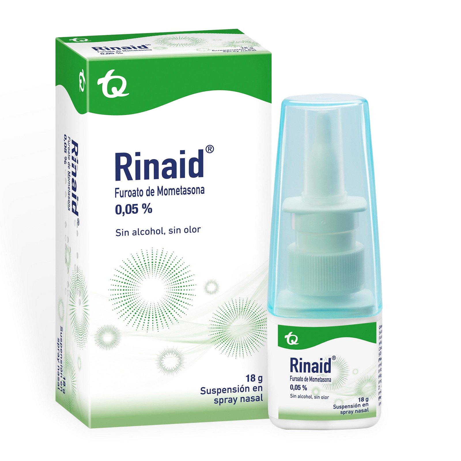 Rinaid Furoato de Mometasona 0.05% Spray Nasal 18 g