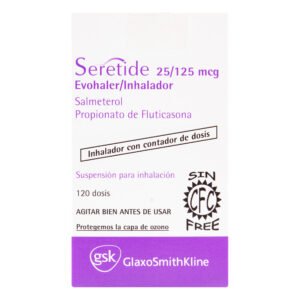 Seretide 25/125 mcg Evohaler Inhalador 120 Dosis